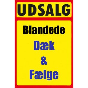 Udsalg - Dæk Og Fælge
