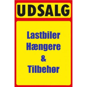 Udsalg - Lastbiler m.m.