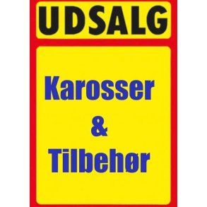 Udsalg - Karosser Og Tilbehør