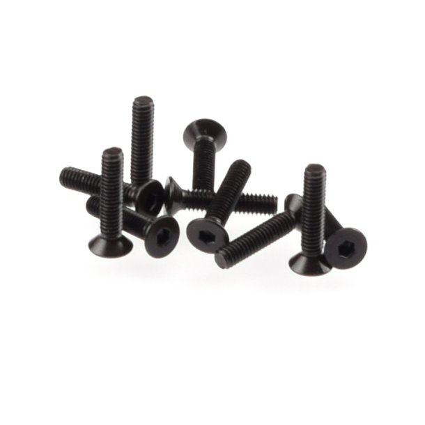 Unbraco Skruer - M2,5x12mm - Undersænket