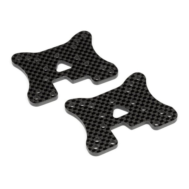 Shock Towers - Woven Graphite - 3mm - WR8