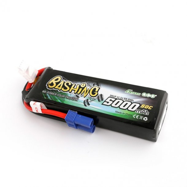 11,1V - 5000Mah - 60C - Bashing Series