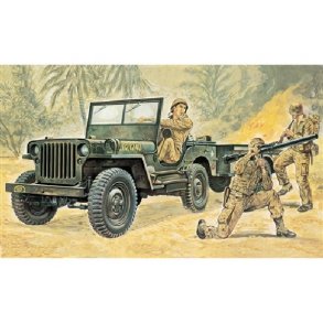 1/35 - Willys Jeep Med Trailer