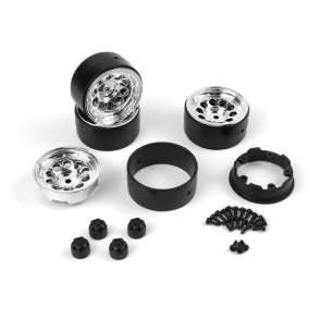 1,2" - CS-10 Plastik Beadlock Fælge - Krom