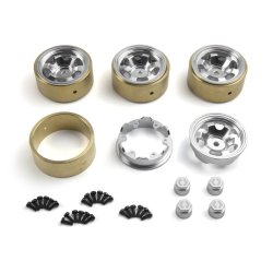 1.2" - Alu. Beadlock Flge - Inkl. Messing Ringe - Venture18