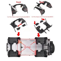 Interir - TRX-4 D110 - Brun/Gul