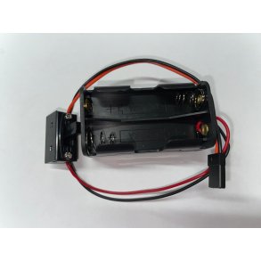 Batteri Boks Med JR Stik og Kontakt - 4 x AA