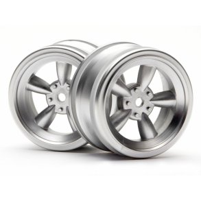 Vintage 5 Spoke - 26mm - Matte Chrome - 0mm OFFSET