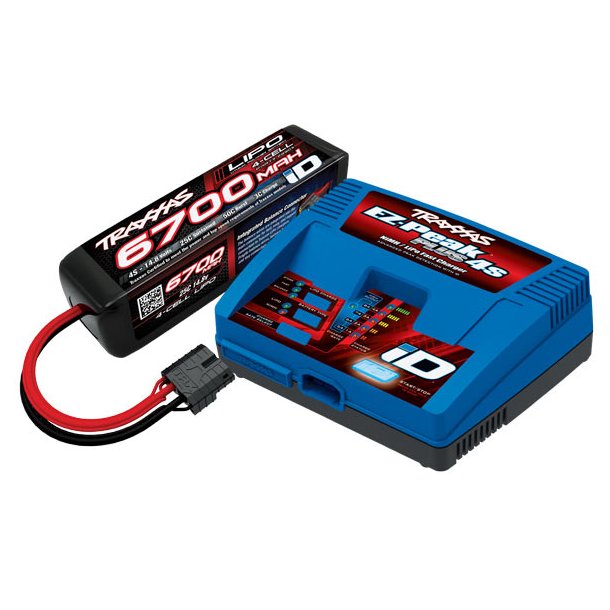 EZ-Peak Plus 8A &amp; 1 stk. 4S 6700mAh Li-Po - Combo