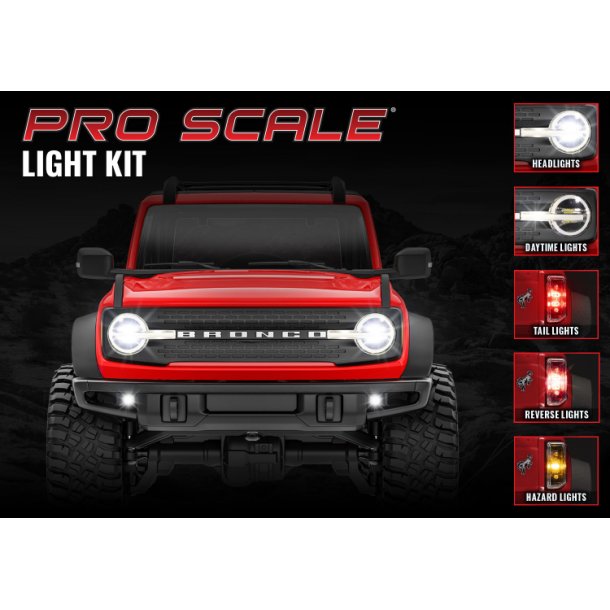 Lyskit  - Pro-Scale Lyskit - Bronco - TRX-4M