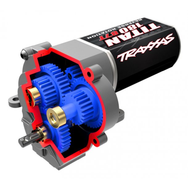 Gearkasse Komplet Og Motor - Speed Gearing - TRX-4M