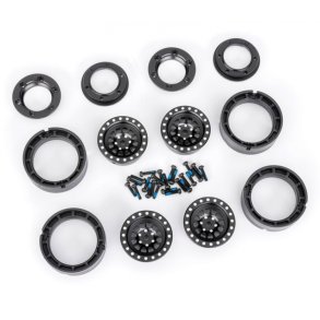 Alu. Beadlock Fælge - Sort - TRX-4M