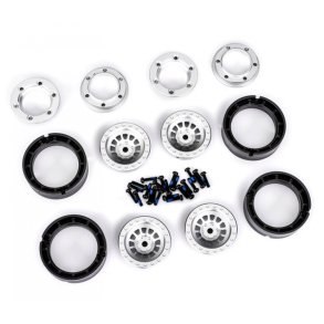 Alu. Beadlock Flge - Slv - TRX-4M