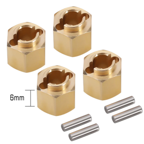 Messing Hex Adaptere - 6mm - TRX-4M