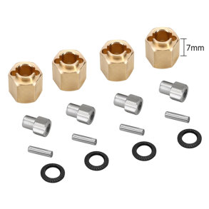 Messing Hex Adaptere - 7mm - TRX-4M