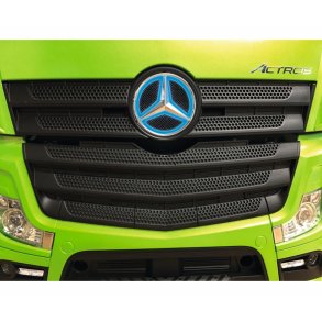 Baglyst Mercedes Logo - Blå