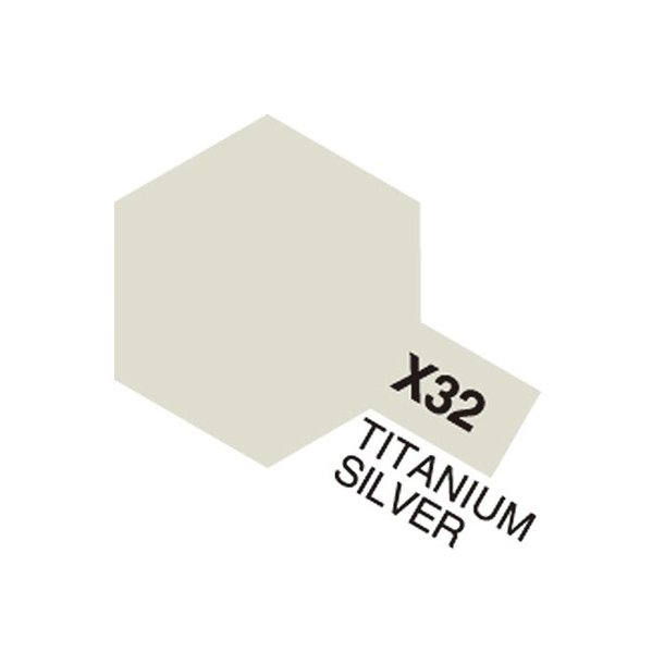 X-32 Acrylic - Titanium Silver