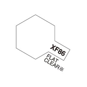 XF-86 Acrylic - Flat Clear