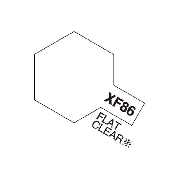 XF-86 Acrylic - Flat Clear