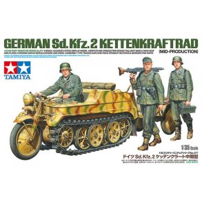 1/35 - Tysk Sd.Kfz.2 Kettenkraftrad - Mid Production.