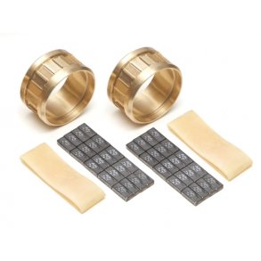 Messing Ringe - Extra Wide Inkl. ekstra lodder