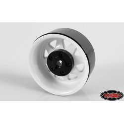 1.9" Stamped Steel - Hvid