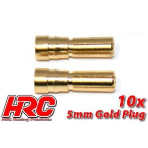 Guld Stik - Han - 5mm