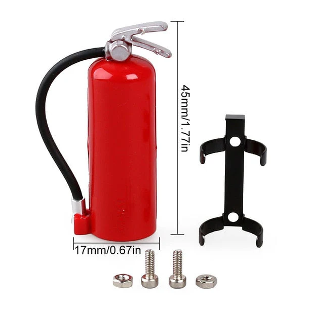 1/10 - Brandslukker inkl. Holder - Rd