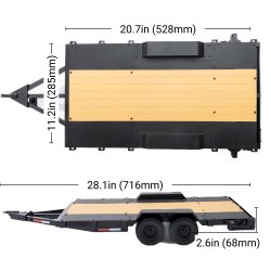 SCX10 - Flat Bed Trailer