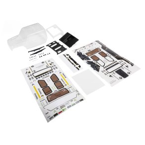 Jeep JT Gladiator Body Set - Clear - SCX10 III MotoBilt