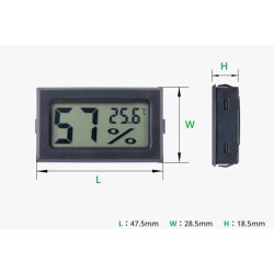 Hygrometer - Aflang