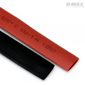 Krympeflex - R�d Og Sort - 8mm