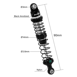 DRX Dual-Rate - D�mper S�t - 90mm