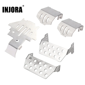 Rustfri Stl Skid Plates - TRX-4
