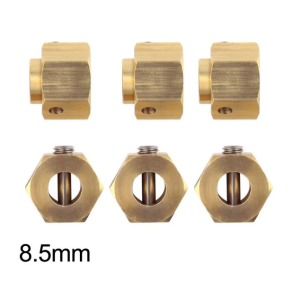 Messing Hex Adaptere - 8,5mm - TRX-6