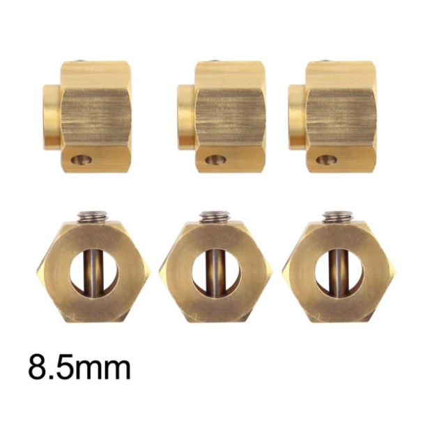 Messing Hex Adaptere - 8,5mm - TRX-6