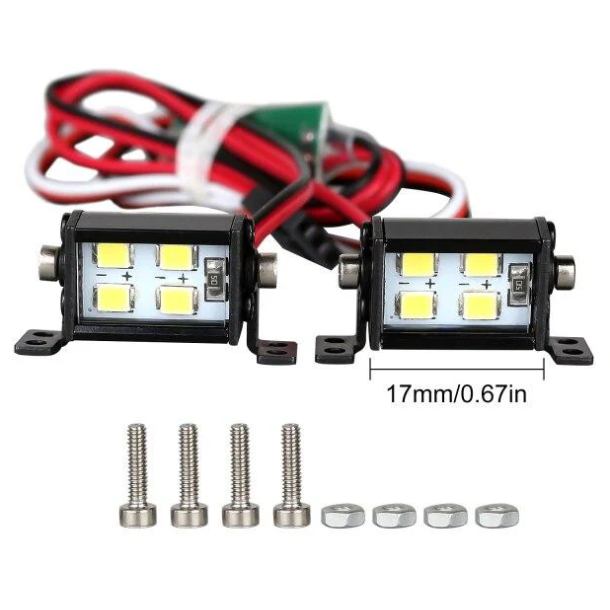 17mm LED Lys Med On/Off Modul