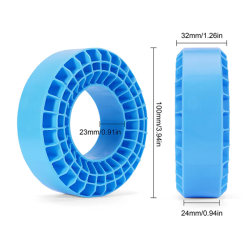 1.9" - Silikone Gummi Indlg - Medium - 106-108mm
