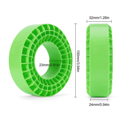 1.9" - Silikone Gummi Indlg - Bld - 106-108mm