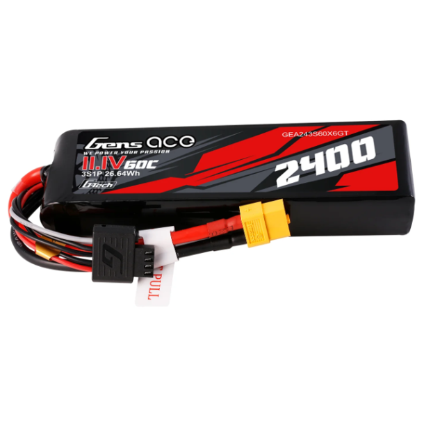 11,1V - 2400Mah - 60C - Mini XRT/GROM