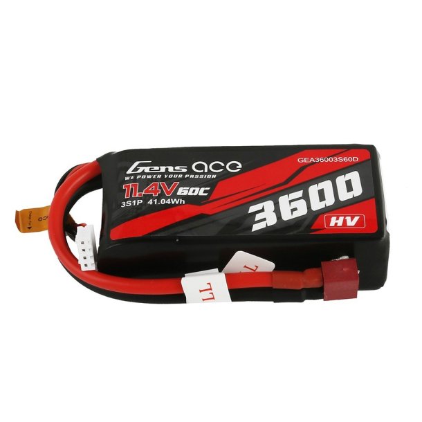 11,4V - 3600Mah - 60C - HV