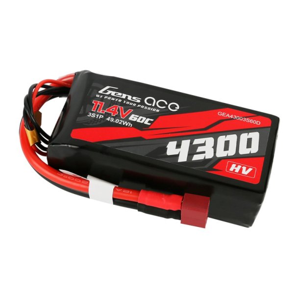 11,4V - 4300Mah - 60C - HV