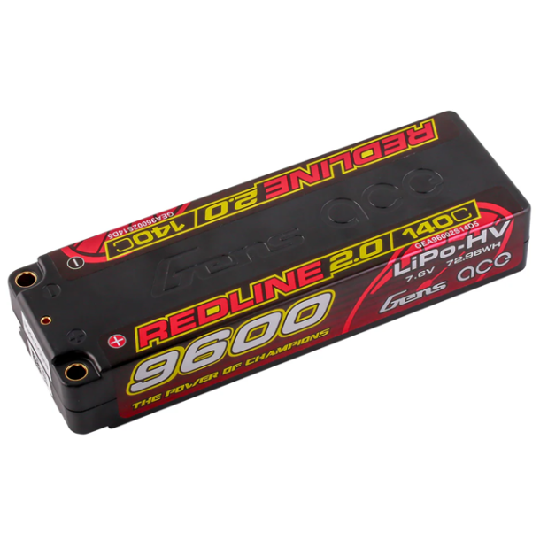 7,6V - 9600Mah - 140C - HV - Redline