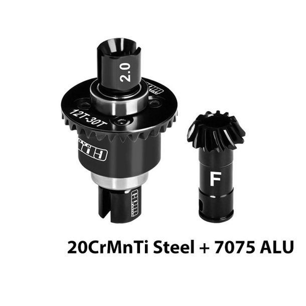 Alu./St�l - For - Olie Diff. - Mini Kraton