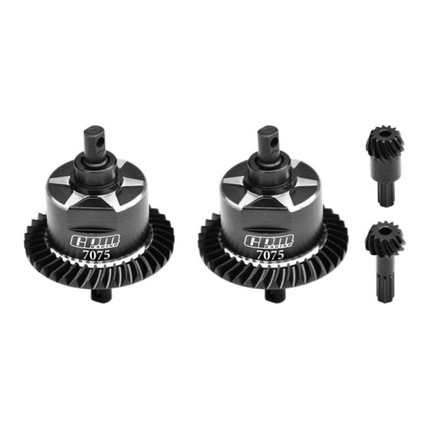 Diff. Sæt - For Og Bag - Carbon Stål/Alu. - Mini Maxx