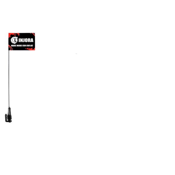 Antenne Med "Injora" Flag - 1/18 + 1/24