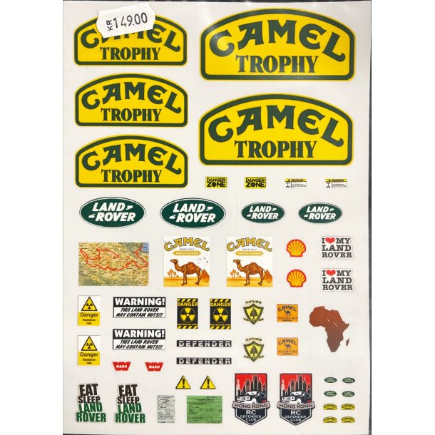 Decal Ark - Camel Trophy