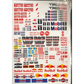 Decal Ark - TRD/RedBull/Mobil1