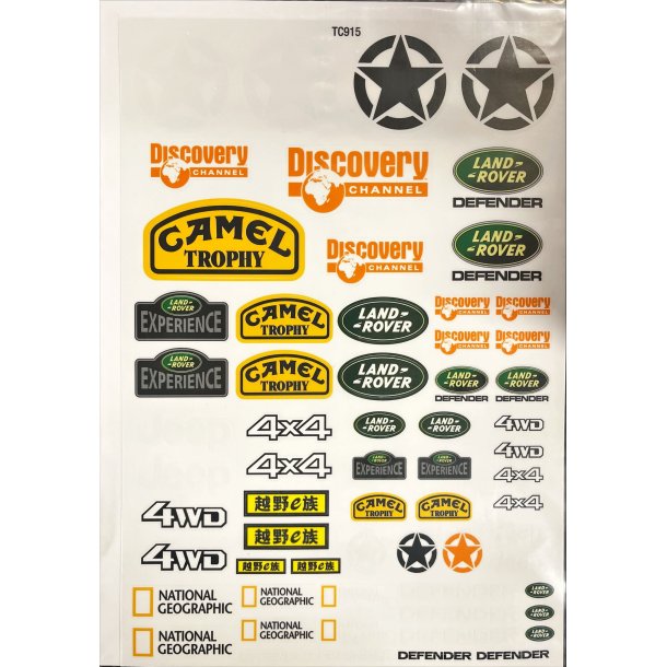 Decal Ark - Land Rover/Camel/Discovery