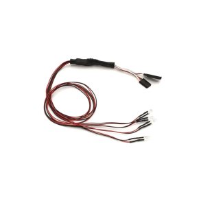 LED Ledningsnet - 4 Halogen Hvide 5mm